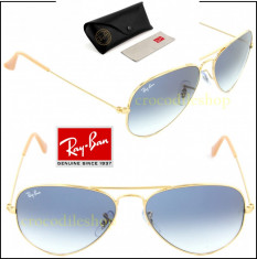 ochelari Ray Ban Aviator TOC LAVETA LENTILA STICLA foto