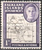 Anglia / Colonii, FALKLAND ISLANDS DEPENDENCIES, 1946, nestampilate, MH, Nestampilat