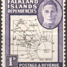 Anglia / Colonii, FALKLAND ISLANDS DEPENDENCIES, 1946, nestampilate, MH