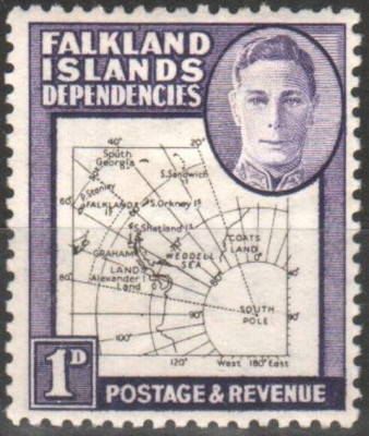 Anglia / Colonii, FALKLAND ISLANDS DEPENDENCIES, 1946, nestampilate, MH foto