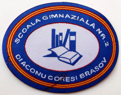 ROMANIA ECUSON TEXTIL SCOALA GIMNAZIALA NR. 2 DIACONU CORESI BRASOV ** foto