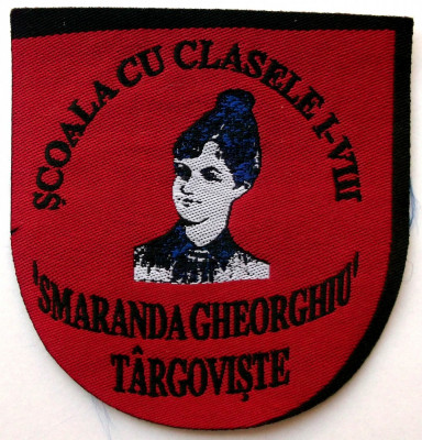 ROMANIA ECUSON SCOALA CU CLASELE I - VIII SMARANDA GHEORGHIU TARGOVISTE ** foto