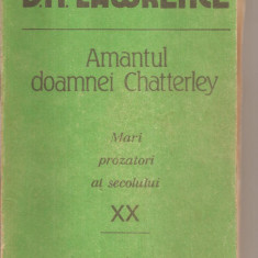 (C5774) D.H. LAWRENCE - AMANTUL DOAMNEI CHATTERLEY, EDITURA HYPERION/BARICADA, 1991, TRADUCERE DE JANA DUMA