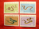 Serie- Fauna - SERPI 1970 Vietnam , 4 val.