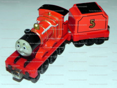 TAKE Along / TAKE-n-Play cu magnet - Thomas and Friends trenulet jucarie - locomotiva JAMES - (JFB2) foto