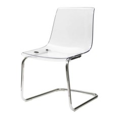 4SCAUNE TRANSPARENTE IKEA TOBIAS foto