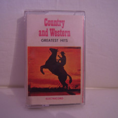 Vand caseta audio Country&Western,originala,raritate!