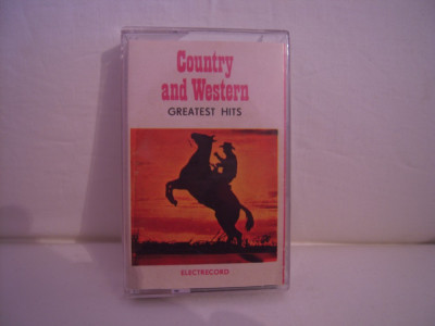 Vand caseta audio Country&amp;amp;Western,originala,raritate! foto