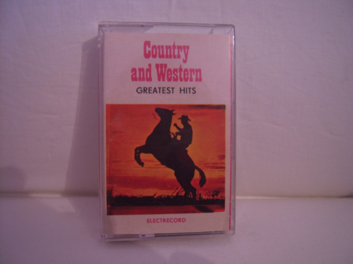 Vand caseta audio Country&amp;Western,originala,raritate!