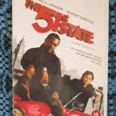 THE 51 ST STATE - film DVD - cu Samuel L. JACKSON si Robert CARLYLE (original din Anglia, in stare impecabila!!!)