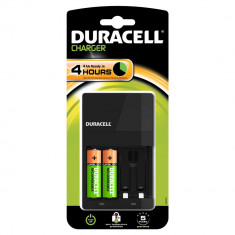 Duracell cu incarcator HI-SPEED CHARGER NOU SIGILAT LA BLISTER CUM SE VEDE IN POZE, contine 2 acumulatori tipAA, nu baterie, baterii foto