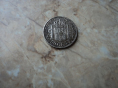 M. 50 centimes 1880 Spania, argint foto