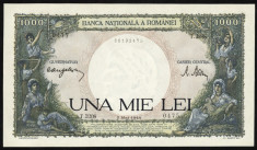 1000 LEI MAI 1944 UNC foto