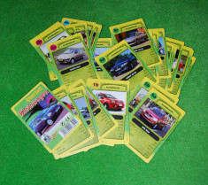 Joc de carti cu masini / autoturisme Kleinwagen, 31 cartonase + 1 cartonas prezentare; lipseste un carton (7d) pentru a fi complet!, cu date tehnice foto