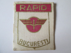 EMBLEMA RAPID BUCURESTI ANII 70 foto