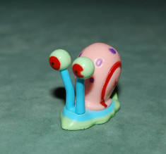 Figurina jucarie, surpriza din ou Kinder Surprise, melc, plastic, 2.5x2.5 cm, colectie foto