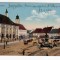 SIBIU PIATA MARE-HERMANNSTADT -NAGYSZEBEN ,STATUIE,CARUTE,1916