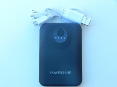 Baterie externa MicroUsb Neagra Power BankTurbo Booster 8800mAh pentru (Samsung, Nokia si alte telefoane ) iphone 4, 4S, 5, 5s, si iOS 7 foto