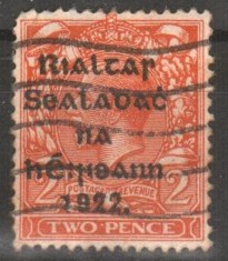 Anglia / Colonii, IRLANDA, 1922, stampilat