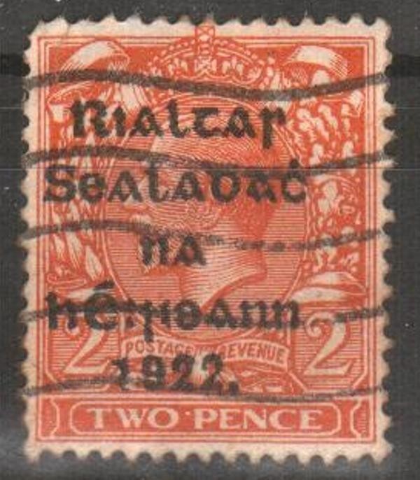 Anglia / Colonii, IRLANDA, 1922, stampilat