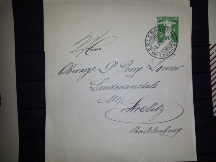 Plic 1912 Elvetia Luzern Mecklenburg