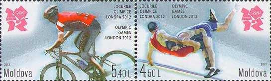 MOLDOVA 2012, J.O. Londra, serie neuzata, MNH