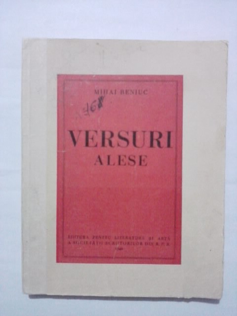 Versuri alese - Mihai Beniuc / R3P5S