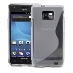 Husa Samsung Galaxy S2 i9100 i9105 TPU S-LINE Transparenta foto