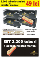 Oferta 2.200 tuburi de tigari pentru injectat tutun + injector manual foto