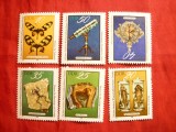 Serie 250 Ani Muzeul Stat din Dresda -Minerale , Fauna 1978 DDR , 6 val.