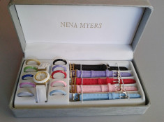Set ceas cadou dama-Nina Myers -16 piese -OFERTA UNICA !!! (cod :108) foto