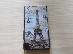 Husa Sony Xperia Z3 Compact mini ! Tour Eiffel ! Plastic Hard Case ! foto