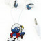 Casti telefon Smurfs strumfi stereo ear drops