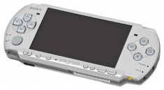 Sony PSP - 1004 Ice White. Impecabil, card 4gb si 2 jocuri cadou! foto