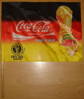 Drapel Steag Gemania FIFA 2006 Coca Cola foto