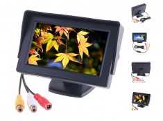 Monitor LCD 4.3 inch pentru Sistem Supraveghere Video CCTV sau pentru auto foto