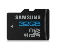 Samsung 32 GB microSD Clasa 10, nou, sigilat + adaptor SD Samsung foto