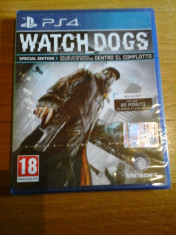 JOC PS4 WATCH DOGS SPECIAL EDITION ORIGINAL SIGILAT / STOC REAL in Bucuresti / by DARK WADDER foto