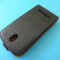 Husa HTC Desire 500 Flip Toc Clapeta Inchidere Magnetica Piele ECO Negru !!! Folie de protectie display CADOU !!!