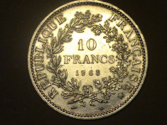 10 franci argint 1965 Franta foto