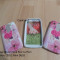 Husa Silicon Fond Roz Cu Flori Pentru LG G2 Mini D620