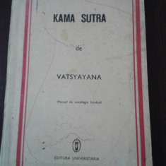 KAMA SUTRA - Manual de Sexologie Hindusa - Vatsyayana - 125 p.