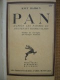 Knut Hamsun - Pan (in limba franceza), Alta editura