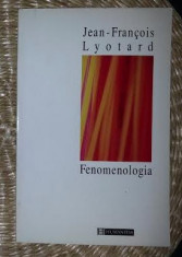 Fenomenologia / Jean-Francois Lyotard 1997 foto