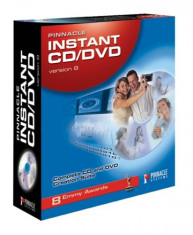 Pinnacle Instant CD/DVD version 8, soft pt scriere-editare cd/dvd, nou, original foto