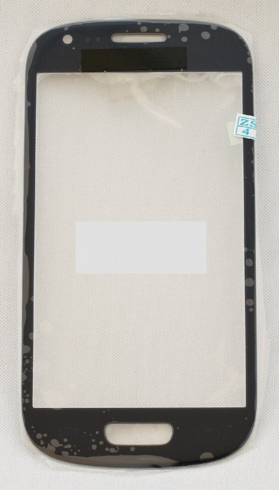 Geam Samsung I8190 Galaxy S III mini blue + adeziv special original