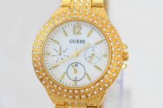 CEAS DAMA GUESS PREMIUM LOLITA CUT GOLD&amp;amp;DIAMONDS EDITION-SUPERB-COLECTIE 2016 ! foto