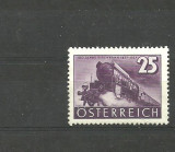 AUSTRIA 1937 - LOCOMOTIVA CU ABURI, timbru nestampilat, T7