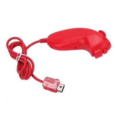 Maneta nunchuck Nintendo Wii controller rosu red foto