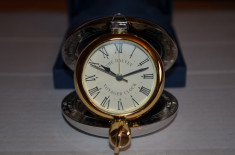 CEAS DE CALATORIE -VOYAGER CLOCK -De firma DALVEY -Alarma -Vintage -99 lire -NOU foto